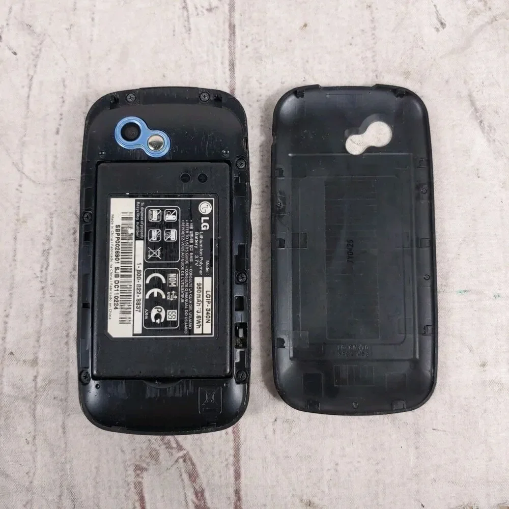 BAD SCREEN PARTS ONLY - LG Neon 2 II Slider Cell Phone - GW370 Blue ( AT&T )